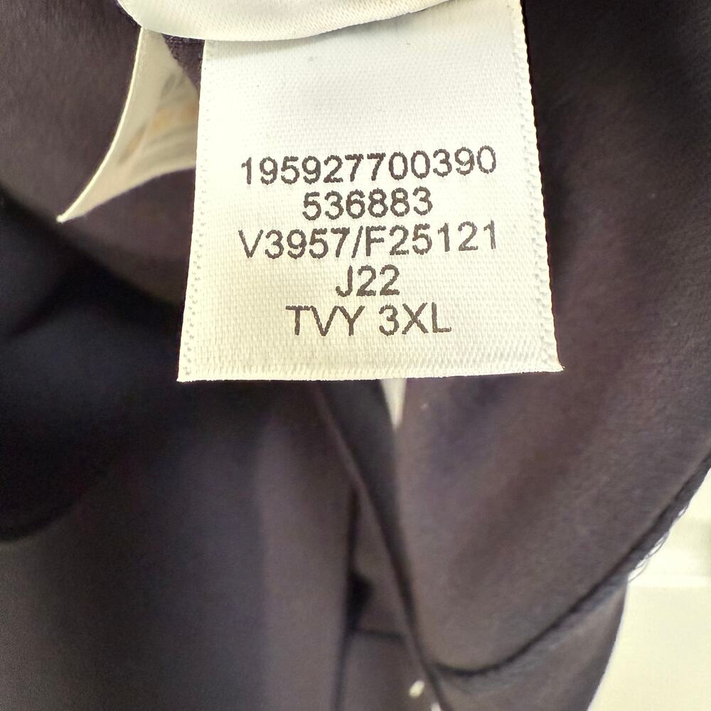 Lands' End New Ponte Knit Men's Blue Navy Sports Blazer Jacket Size 3XL - Picture 8 of 12